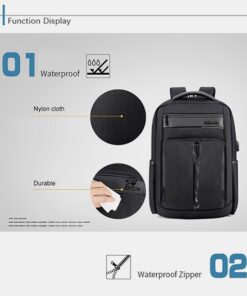 Arctic Hunter B00121C Backpack Black 15.6