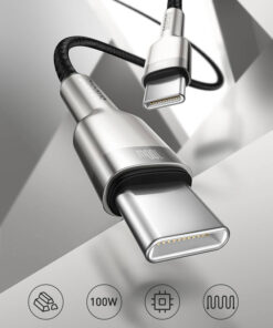 Alternative view of BASEUS USB Type-C Cable Beige 2m