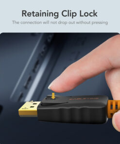 Alternative view of CABLETIME Cable Displayport to HDMI black 1.8m