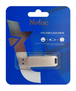 Netac 128GB Flash Drive USB 3.0 & USB Type-C Silver ecomelani cyprus