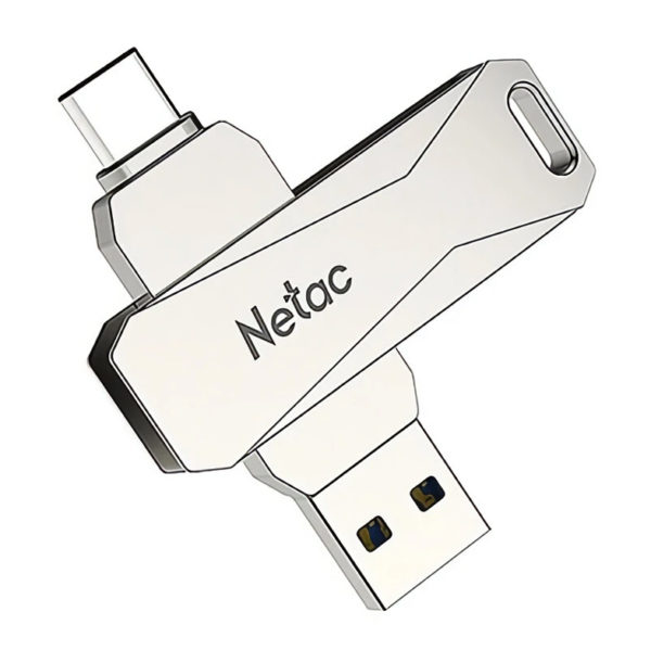 Netac 128GB USB Flash Drive USB 3.0 Type-C Silver ecomelani cyprus