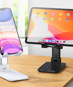 Usams Smartphone & Tablet Adjustable Base White ecomelani cyprus