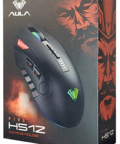 Alternative view of AULA H512 Black RGB Gaming Mouse Wired