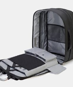 Alternative view of Arctic Hunter Exhibit Expandable Backpack Black 17" with USB