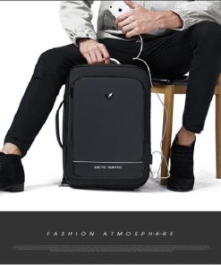 Arctic Hunter B00227L Backpack Black with USB from Ecomelani Cyprus