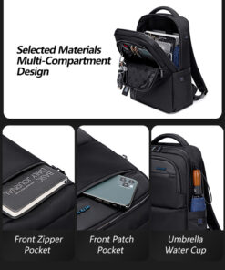 Alternative view of Arctic Hunter Revolve Backpack Blue 15.6" 25L