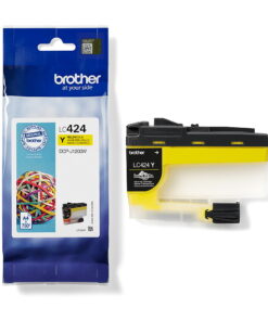 Alternative view of Original Yellow Brother LC424 Ink Cartridge (LC424Y)