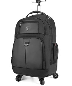 Arctic Hunter Suit Backpack with Wheels Black 17,3" 45L
