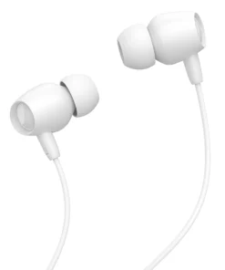CELEBRAT Earphones Fly 1 with mic, 10mm, 3.5mm, 1.2m, White