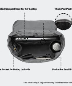 KAUKKO BACKPACK WATERPROOF PINK ecomelani cyprus