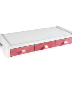 Monitor Stand LFS Comfort Organizer White with drawers