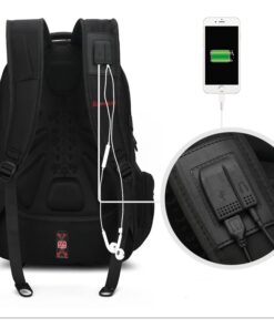 Urban Edge Norwalk Backpack Black with USB port