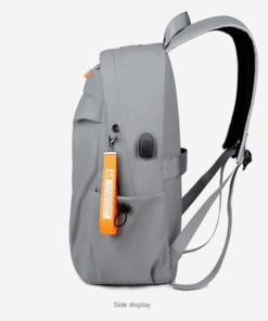 Alternative view of Urban Edge Street Backpack Grey 15,6" with USB port