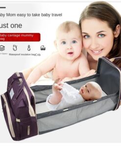 Alternative view of Urban Edge Mommy Expandable Backpack Waterproof Purple