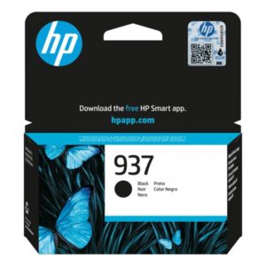 Original HP 937 Black Ink Cartridge 4S6W5NE ECOMELANI CYPRUS