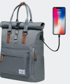 Urban Edge Levin Backpack Grey with USB port from Ecomelani Cyprus
