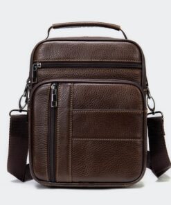 Urban Edge Monaco Leather Crossbody Bag Brown Ecomelani Cyprus