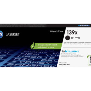 HP 139X Black Toner Cartridge - (W1390X)