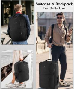 Alternative view of Urban Edge Exemplar Backpack with Wheels Black 17,3" 40L