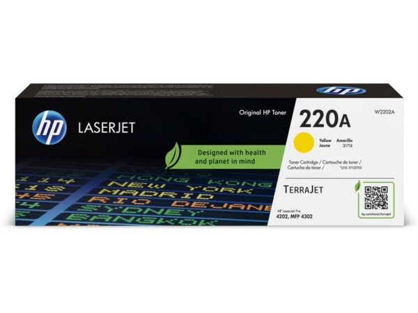 Original Yellow HP W2202A Toner Cartridge 220A