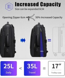 Bopai Boston Leather Business Expandable Laptop Backpack Ecomelani Cyprus