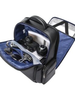 Alternative view of Bopai Vanquish Leather Business Laptop Backpack