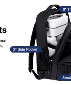 Alternative view of Arctic Hunter Nomadic Backpack with Wheels Black 15,6" 35L