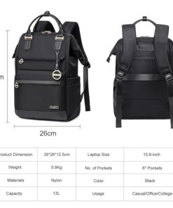 Alternative view of Urban Edge Couture Women Elegant Backpack Nostalgia Rose 15,6"