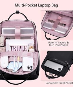 Alternative view of Urban Edge Amalfi Women Elegant Backpack Black 14"