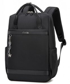 Urban Edge Amalfi Women Elegant Backpack from Ecomelani Cyprus Black 22