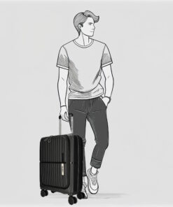 Enrico Benetti Tokyo Cabin Luggage with wheels