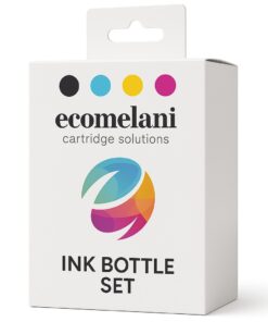 Replacement HP GT53XL/GT52 Ink Bottle Set (4 Colours) – high-yield CMYK refill pack for HP Ink Tank & Smart Tank printers. Available at Ecomelani Cyprus.