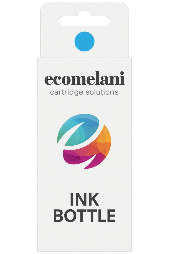 Ecomelani Replacement HP GT52 Cyan Ink Bottle for HP Ink Tank and Smart Tank printers – high-yield vibrant cyan refill