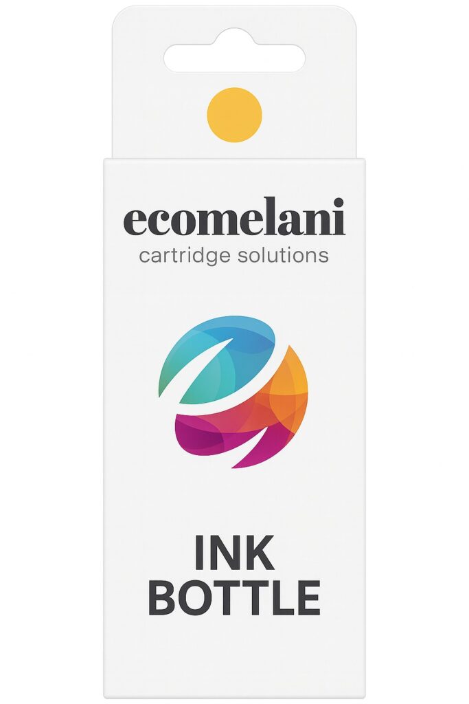 Ecomelani Replacement HP GT52 Yellow Ink Bottle for HP Ink Tank and Smart Tank printers – high-yield vibrant yellow refill