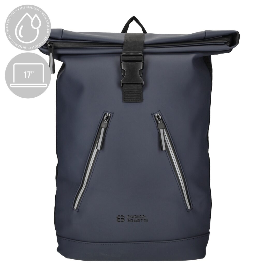 enrico-benetti-bergen-water-repellent-laptop-backpack-cyprus navy