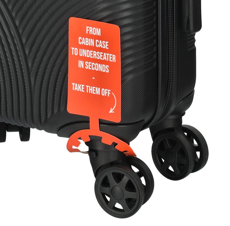 Enrico Benetti Louisville Underseat Suitcase with Removable Wheels 40x30x20cm - Image 2