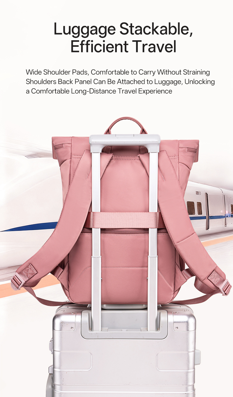 Urban Edge Velora Women Elegant Backpack Nostalgia Rose 15,6" - Image 5