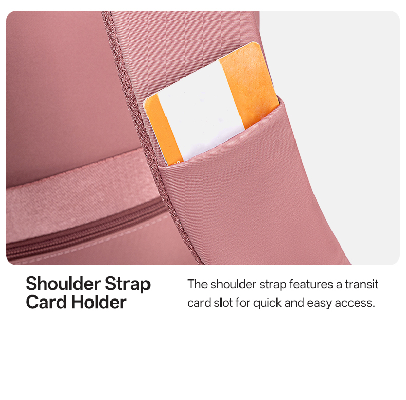 Urban Edge Velora Women Elegant Backpack Nostalgia Rose 15,6" - Image 6