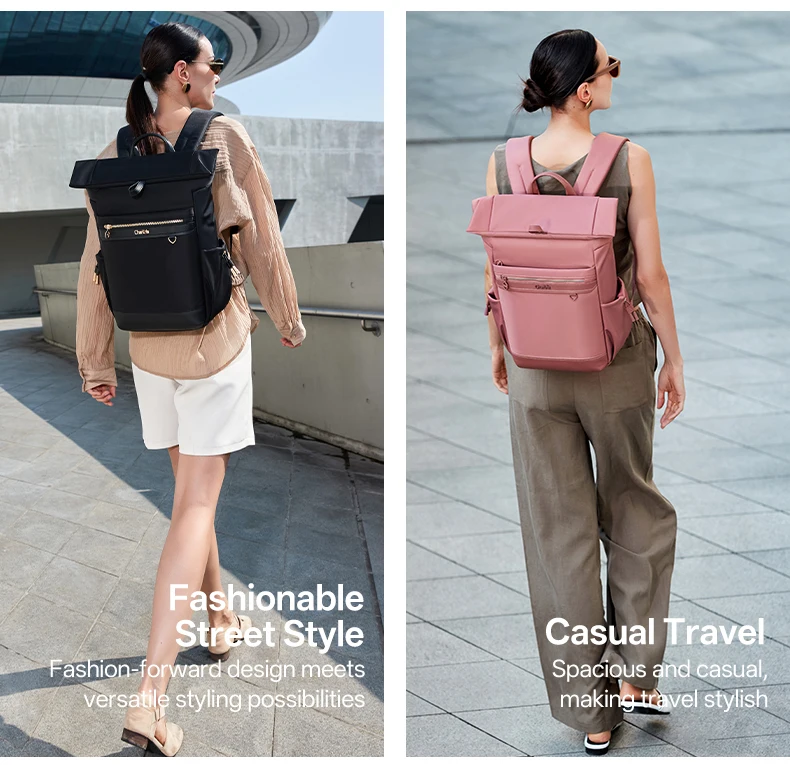 Urban Edge Velora Women Elegant Backpack Nostalgia Rose 15,6" - Image 8