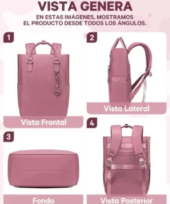 Alternative view of Urban Edge Nexa Women Elegant Backpack Nostalgia Rose 15,6"