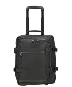 Enrico Benetti Stockholm Underseat Suitcase with Wheels 40x30x20cm Ecomelani Cyprus Black